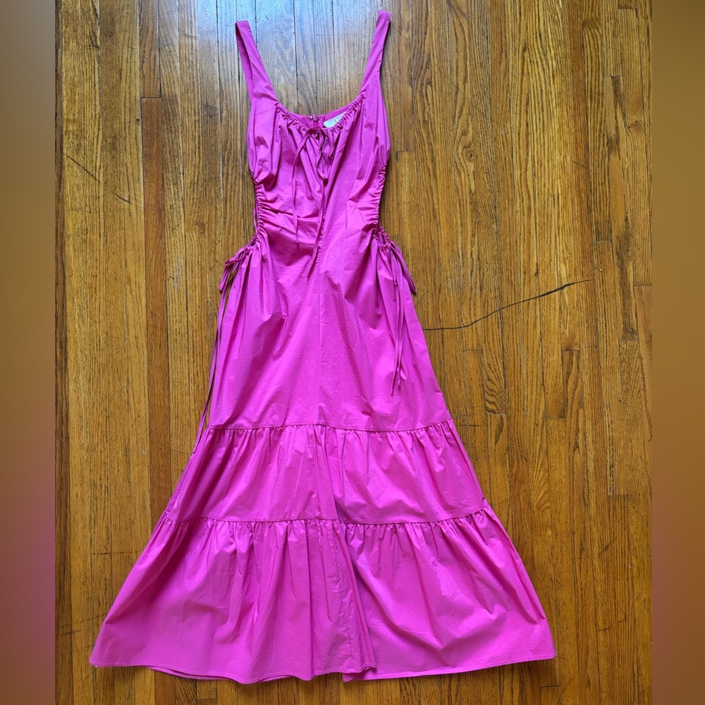 ASTR THE LABEL Pink Maxi Dress with Cutouts